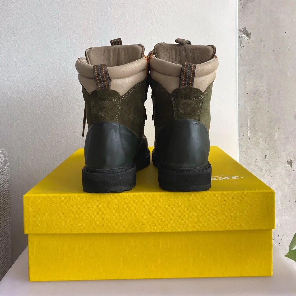 Mens sz 41 (US 8.5) Diemme Everest Sage Green Mix Boots - Picture 5 of 8